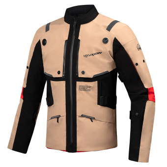 Motorradweste Ixon M-Skeid Sand Black Red