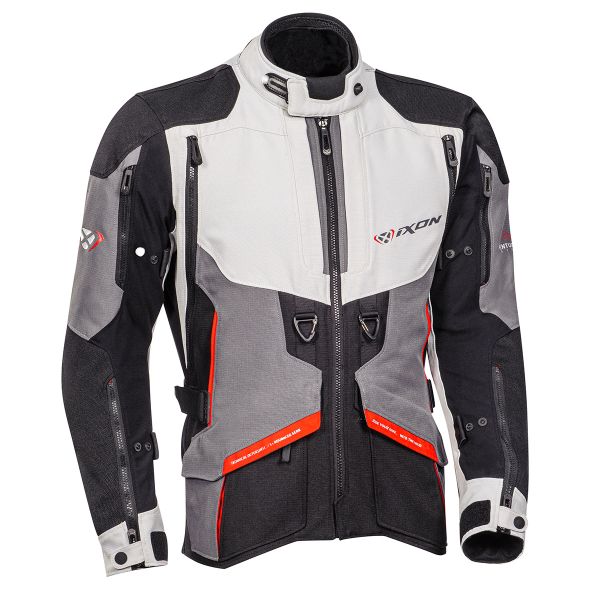 Motorradweste Ixon Ragnar Black Grey Red Motorradweste Ixon Ragnar Black Grey Red