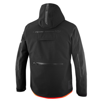 Ixon Square Black Bright Red