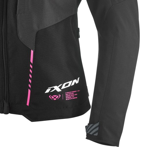 Ixon Tyr Lady Schwarz Anthrazit Bright Pink