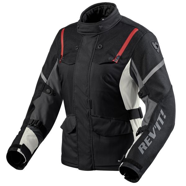 Motorradweste REV'IT Horizon 3 H2O Ladies Black Red