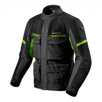 Motorradweste REV'IT Outback 3 Black Yellow Neon
