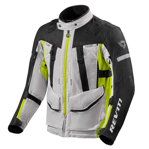 Motorradweste REV'IT Sand 4 H2O Silver Neon Yellow Motorradweste REV'IT Sand 4 H2O Silver Neon Yellow