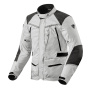 Motorradweste REV'IT Voltiac 3 H2O Ladies Silver Black