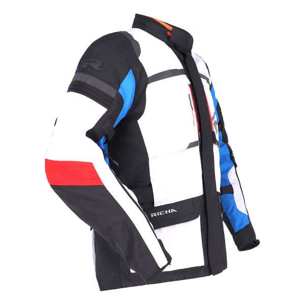 Richa Brutus Gore-Tex Grey Blue Red