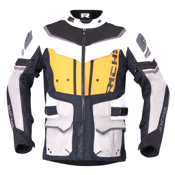 Motorradweste Richa Infinity 2 Adventure Grey Orange Motorradweste Richa Infinity 2 Adventure Grey Orange
