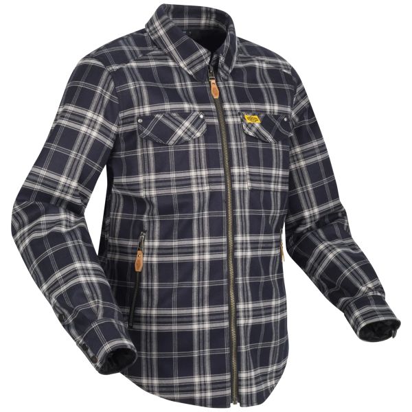 Motorradweste Segura Surchemise Traffic Weiß Marine Motorradweste Segura Surchemise Traffic Weiß Marine