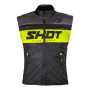 Motorradweste SHOT Bodywarmer Lite Black Neon Yellow