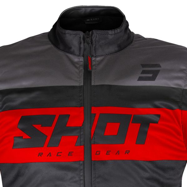 SHOT Bodywarmer Lite Black Red