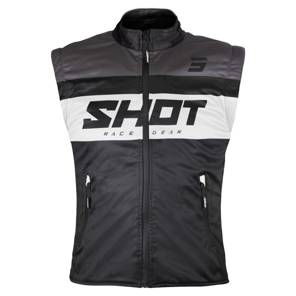 Motorradweste SHOT Bodywarmer Lite Black White