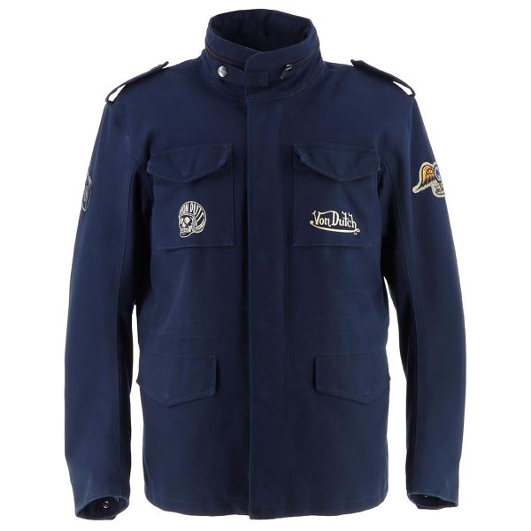 Motorradweste Von Dutch Section Baumwolle Canvas Blue