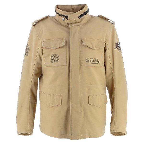 Motorradweste Von Dutch Section Baumwolle Canvas Khaki