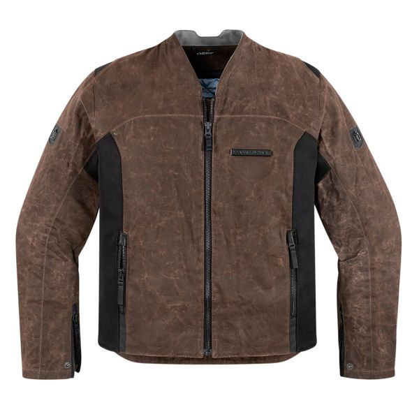 Motorradjacke ICON 1000 Oildale Brown