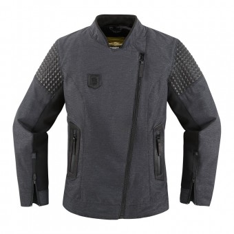 Motorradjacke ICON 1000 Tuscadero Woman Black