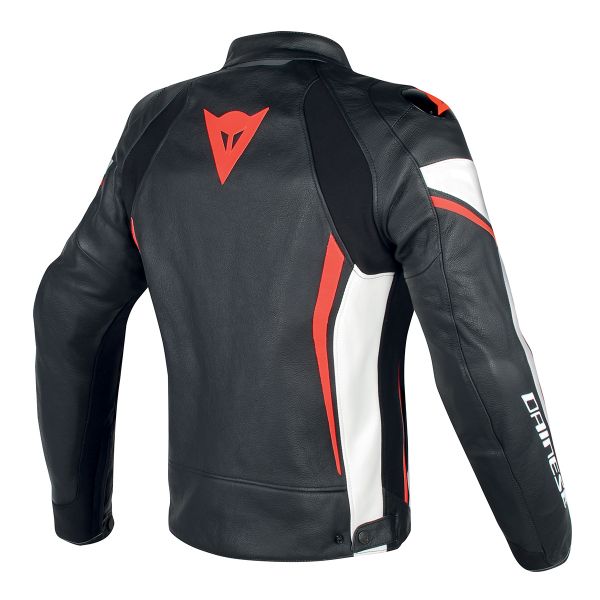 Dainese Assen Black White Red Fluo