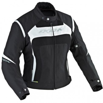 Motorradjacke Ixon Celesta HP Schwarz Wei