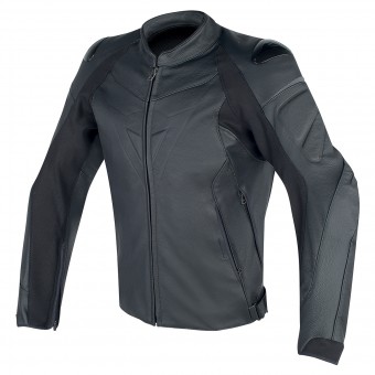 Motorradjacke Dainese Fighter Perforted Leather Black