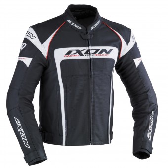 Motorradjacke Ixon Fueller Schwarz Wei