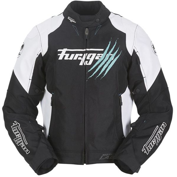 Motorradjacke Furygan Genesis Claw Lady Wei� Turquoise