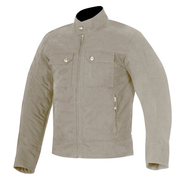Motorradjacke Alpinestars Oscar Ray Canvas Dark Sand