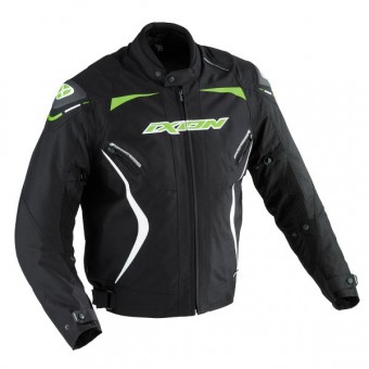 Motorradjacke Ixon Oxygen HP Schwarz Weiß Grün