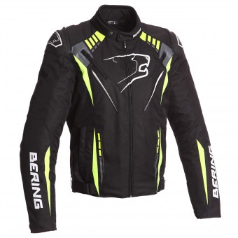Motorradjacke Bering Primo-R Black Fluo