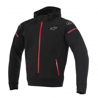 Motorradjacke Alpinestars Sektor Tech Hoodie Black Red
