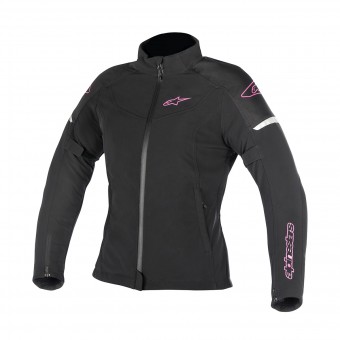 Motorradjacke Alpinestars Stella Stratos Drystar Black Fuchsia