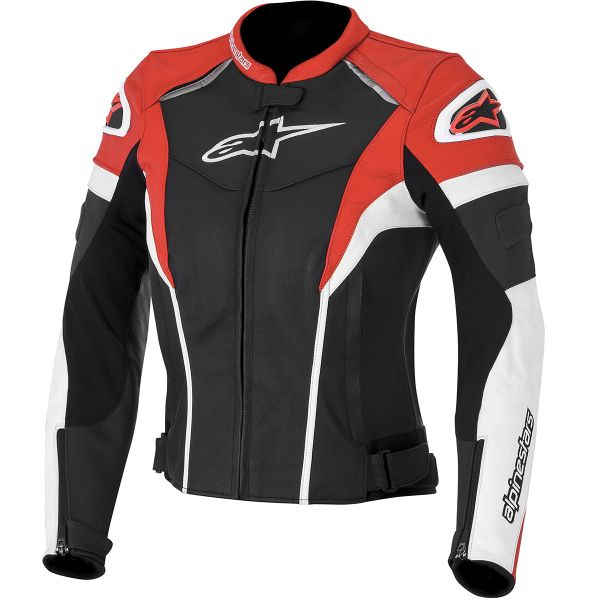 Motorradjacke Alpinestars Stella GP PLUS R Schwarz Wei Rot