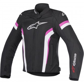 Motorradjacke Alpinestars Stella T-GP Plus R V2 Air Black White Fuchsia Motorradjacke Alpinestars Stella T-GP Plus R V2 Air Black White Fuchsia