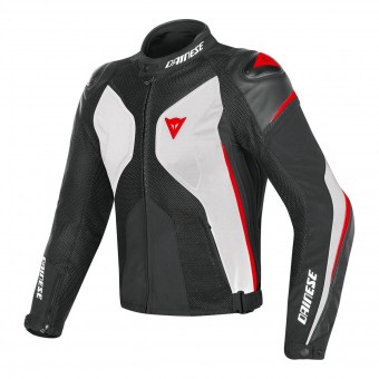 Motorradjacke Dainese Super Rider D-Dry White Black Red