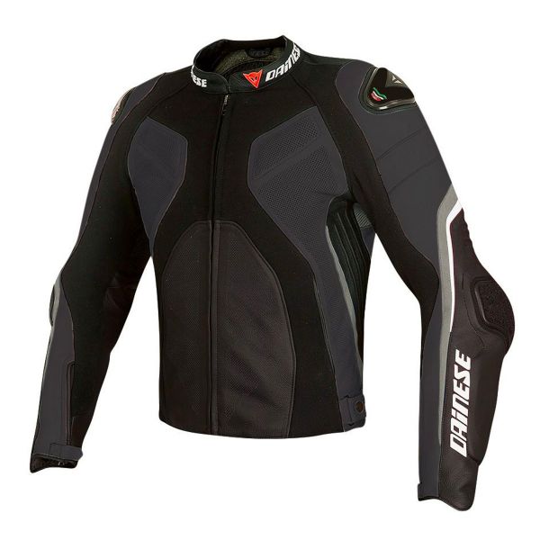 Motorradjacke Dainese Super Rider Perf Black Anthracite