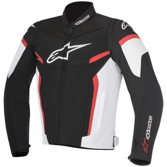 Motorradjacke Alpinestars T-GP Plus R V2 Black White Red