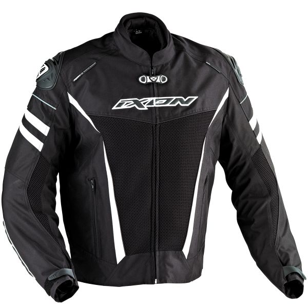 Motorradjacke Ixon Typhon Race HP Schwarz Wei�