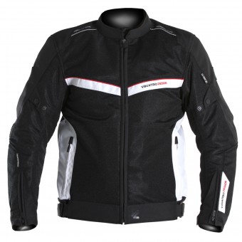 Motorradjacke V'Quattro VE-51 Black White Red