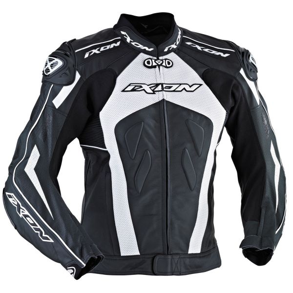 Motorradjacke Ixon Addict Air Schwarz Wei�