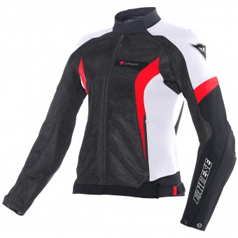 Motorradjacke Dainese Air-Crono Lady Black White Red