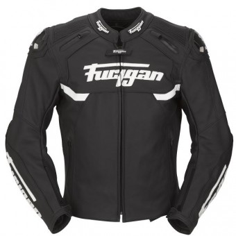 Motorradjacke Furygan Akira Schwarz Wei
