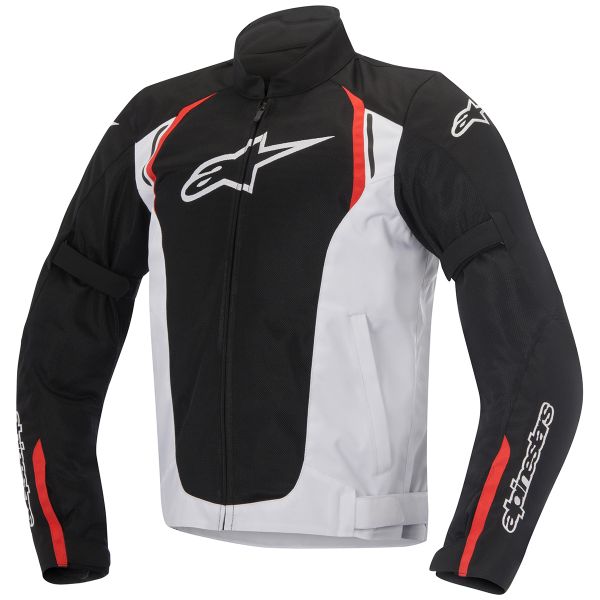 Motorradjacke Alpinestars Ast Air Schwarz Wei� Rot