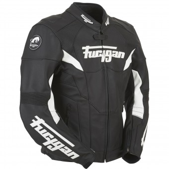 Motorradjacke Furygan Blade Black White