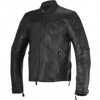 Motorradjacke Alpinestars Brera Leather Black