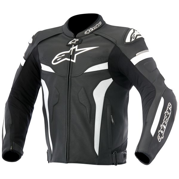 Motorradjacke Alpinestars Celer Leather Black White