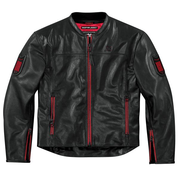 Motorradjacke ICON Chapter Black