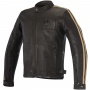 Motorradjacke Alpinestars Charlie Leather Vintage Brown Sand