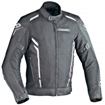 Motorradjacke Ixon Cooler Schwarz Wei