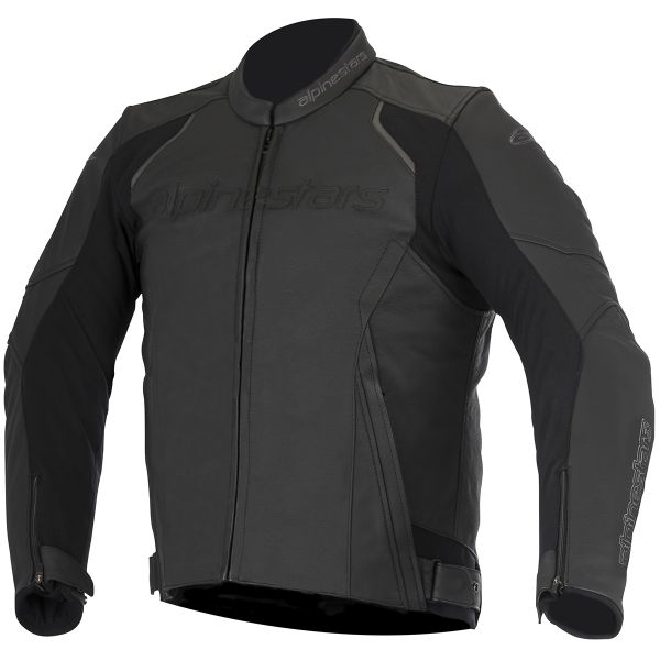 Motorradjacke Alpinestars Devon Leather Black
