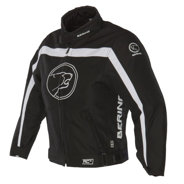 Motorradjacke Bering Dink Kid Schwarz