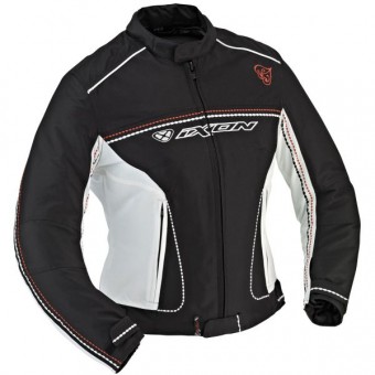 Motorradjacke Ixon Diva Sport Schwarz Wei�