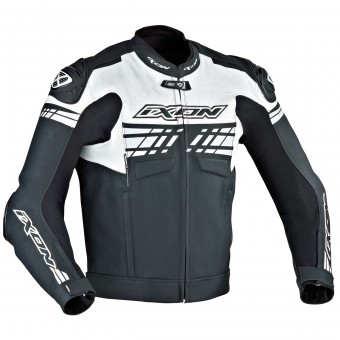 Motorradjacke Ixon Exocet Schwarz Wei