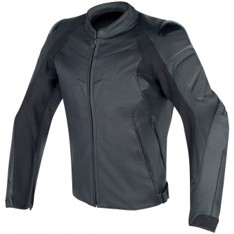 Motorradjacke Dainese Fighter Leather Black